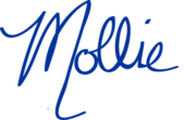 hand-written signature of Mollie