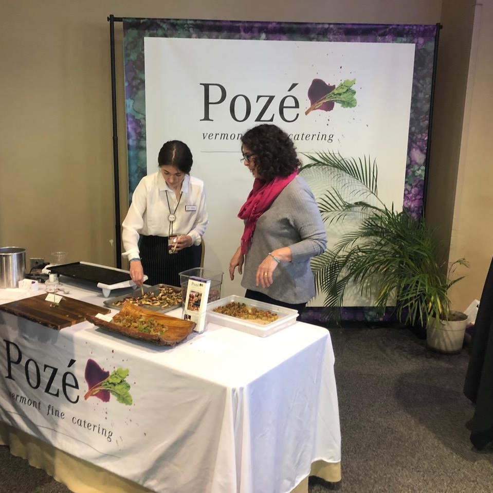 Bridal Show Display for Pozé Catering