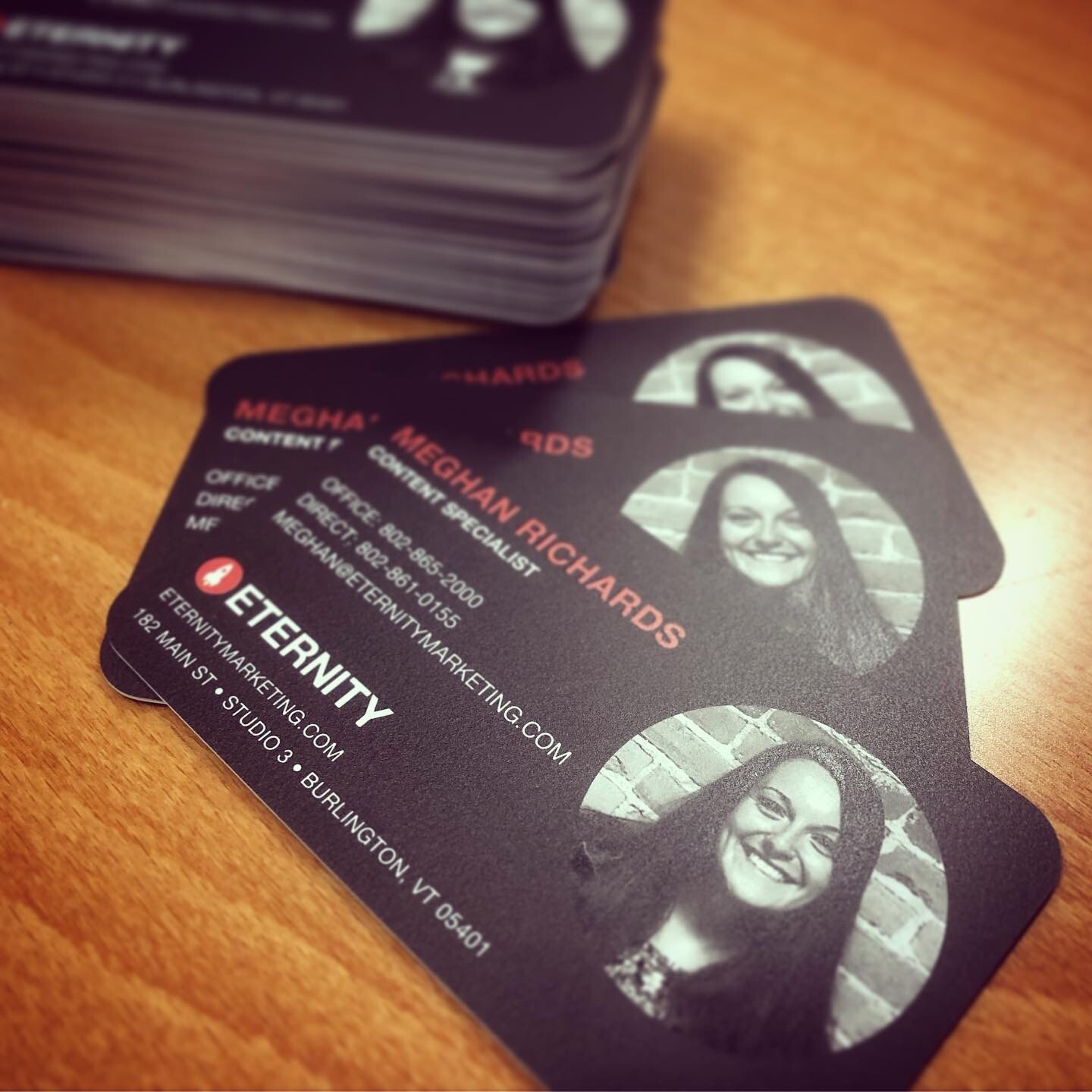 Business card printing for Eternity