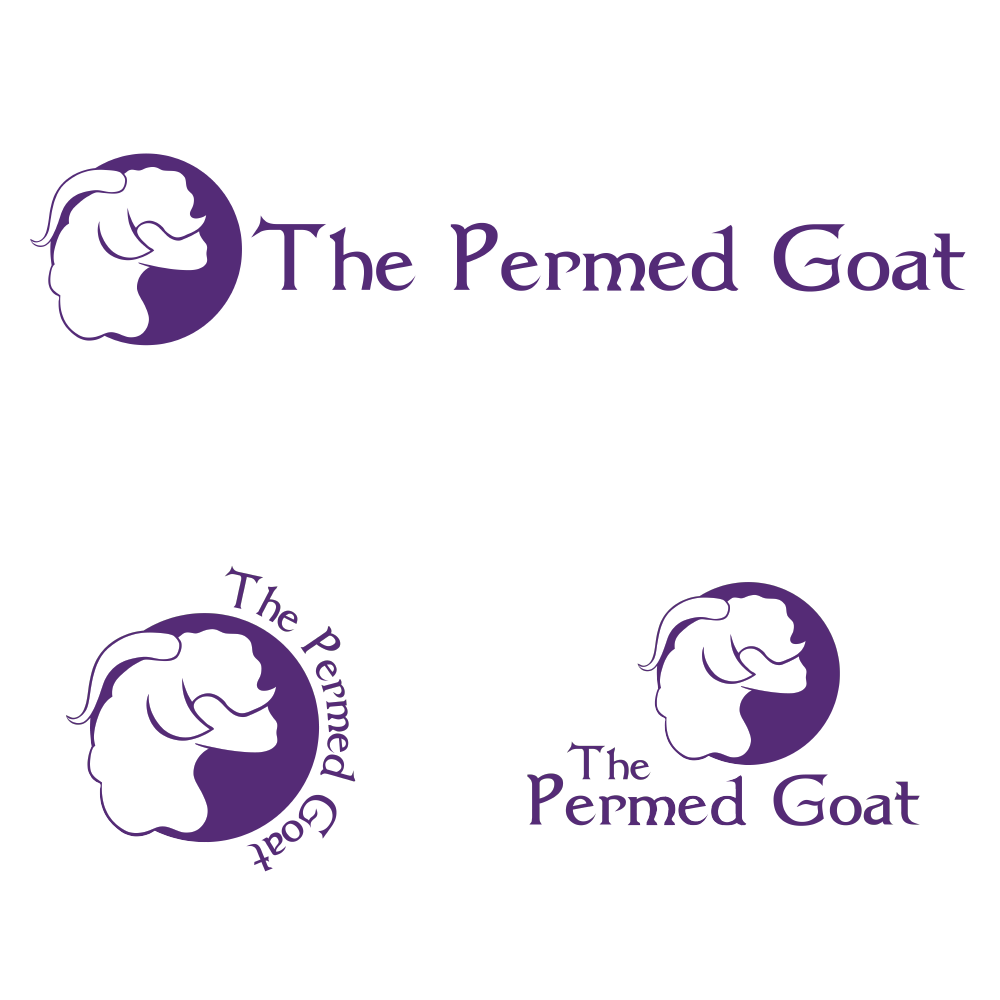 Logo design for The Permed Goat