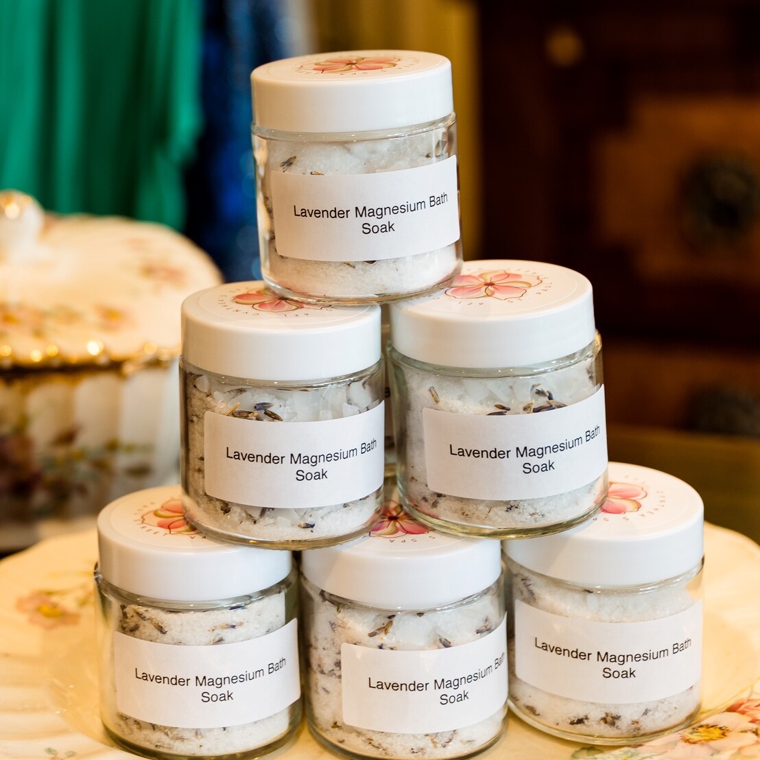 CW Creative Product Photography - Bath Salts Stacked