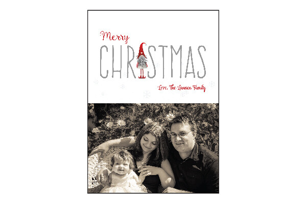 CW Holiday Photo Card - Template #053