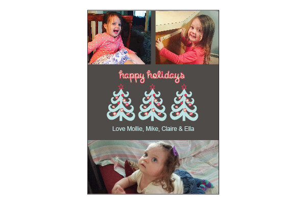 CW Holiday Photo Card - Template #073