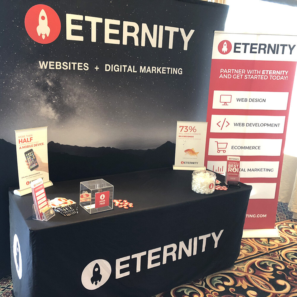 Tradeshow booth design for Eternity