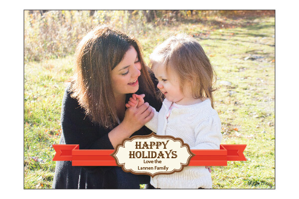 CW Holiday Photo Card - Template #007