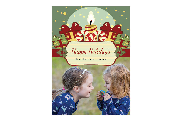 CW Holiday Photo Card - Template #025