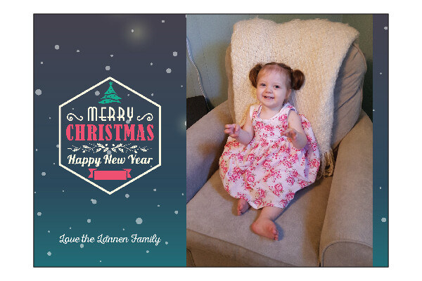 CW Holiday Photo Card - Template #039