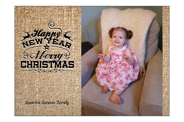 CW Holiday Photo Card - Template #040