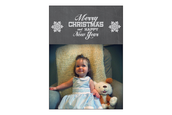 CW Holiday Photo Card - Template #041