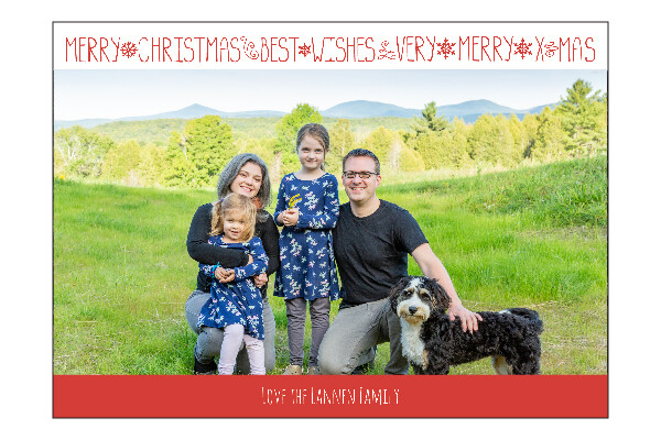 CW Holiday Photo Card - Template #043