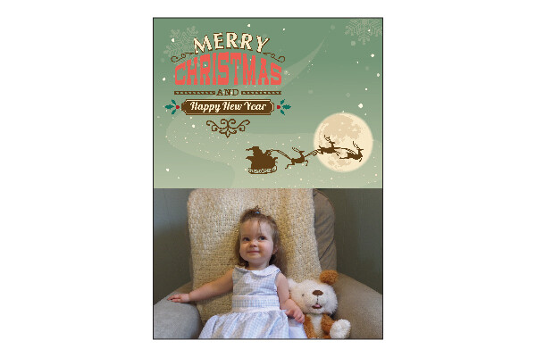 CW Holiday Photo Card - Template #044