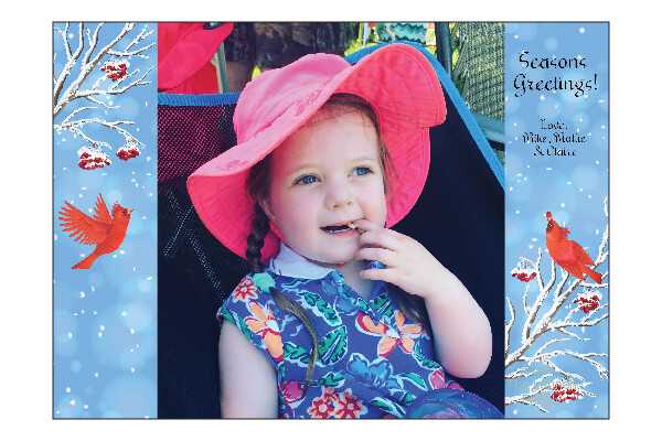 CW Holiday Photo Card - Template #051