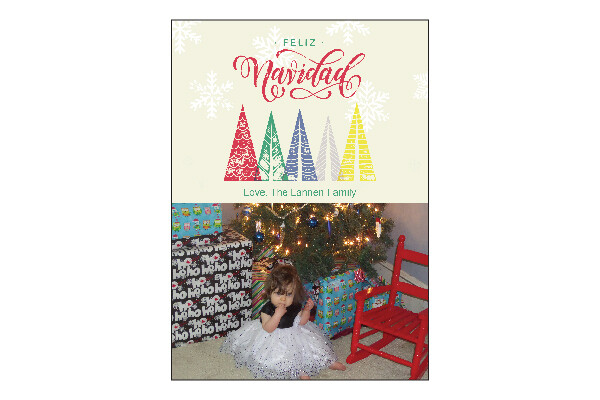 CW Holiday Photo Card - Template #055