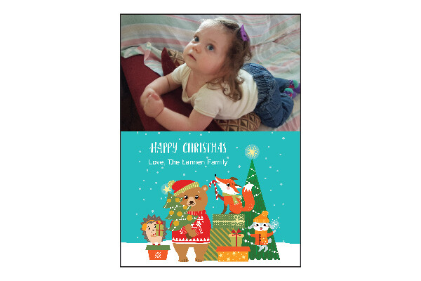 CW Holiday Photo Card - Template #056