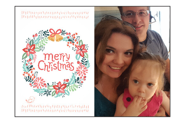 CW Holiday Photo Card - Template #058