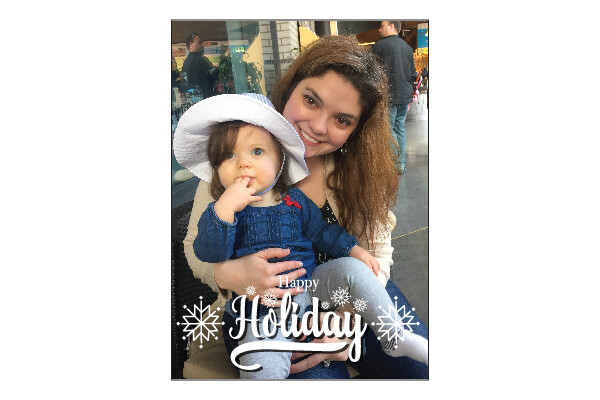 CW Holiday Photo Card - Template #071
