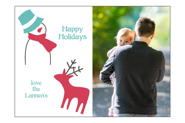 CW Holiday Photo Card - Template #072