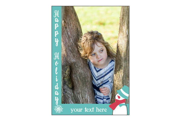 CW Holiday Photo Card - Template #074