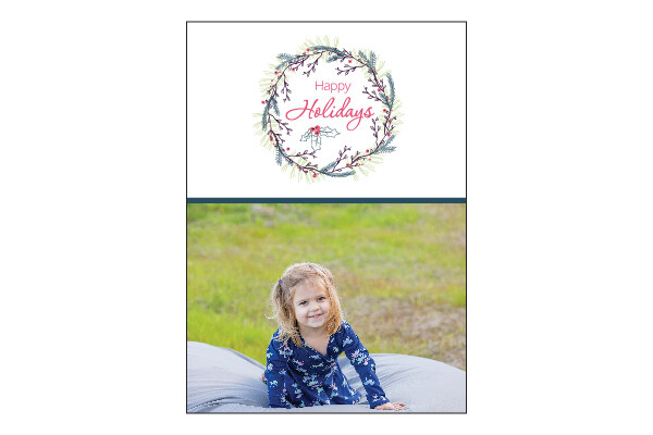 CW Holiday Photo Card - Template #077