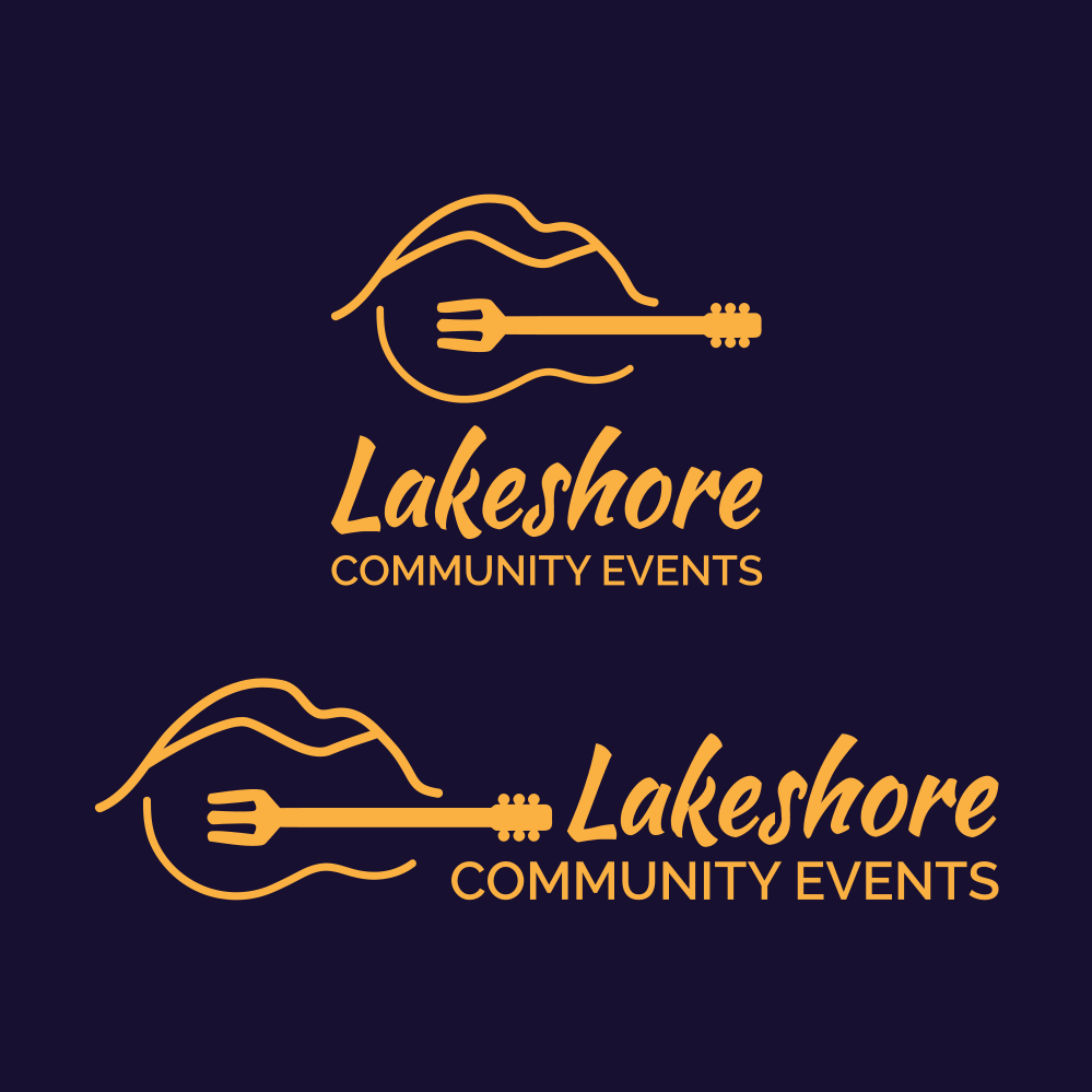 Logo design for Lakeshore Community Event Series