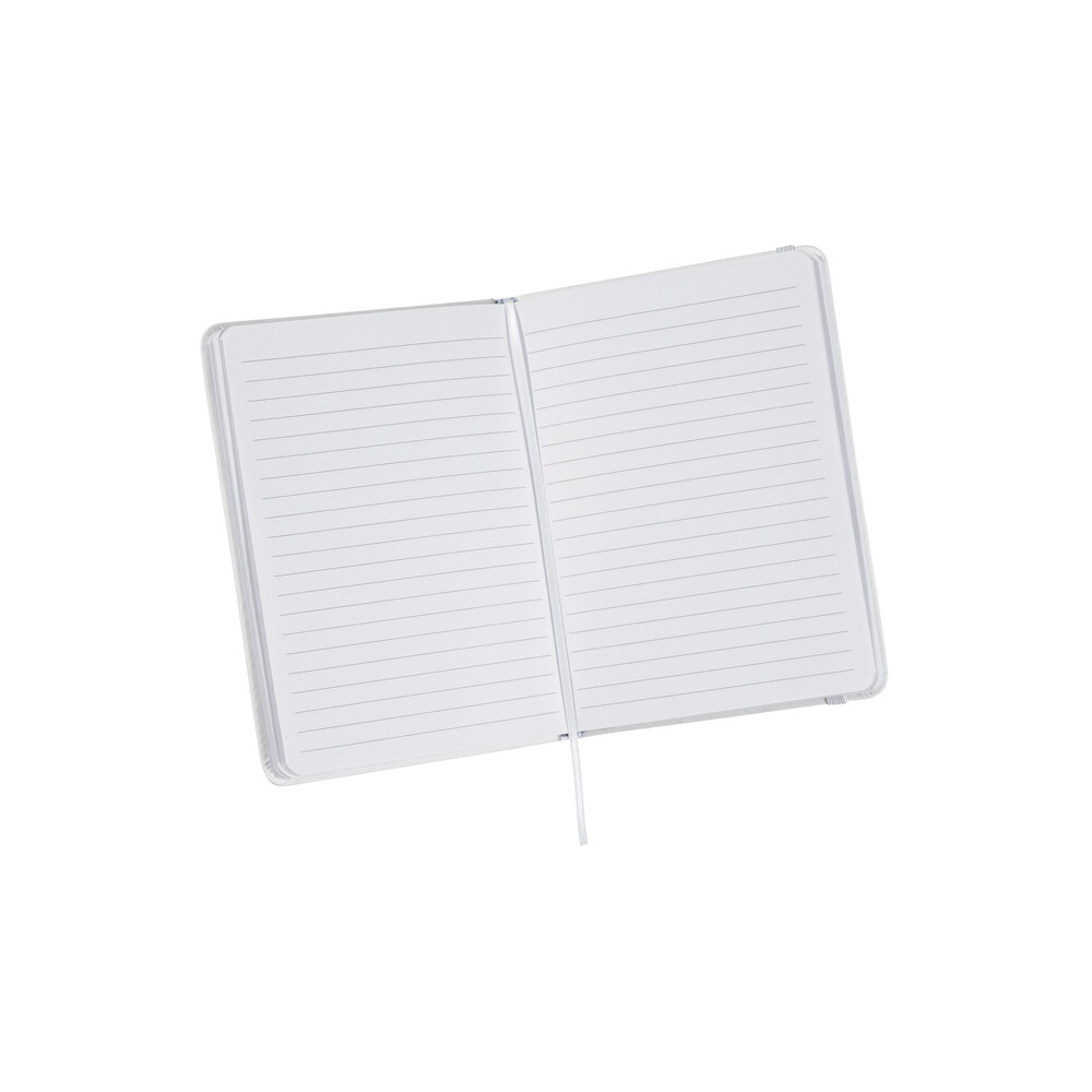 Includes 80 sheets of lined white notebook paper.