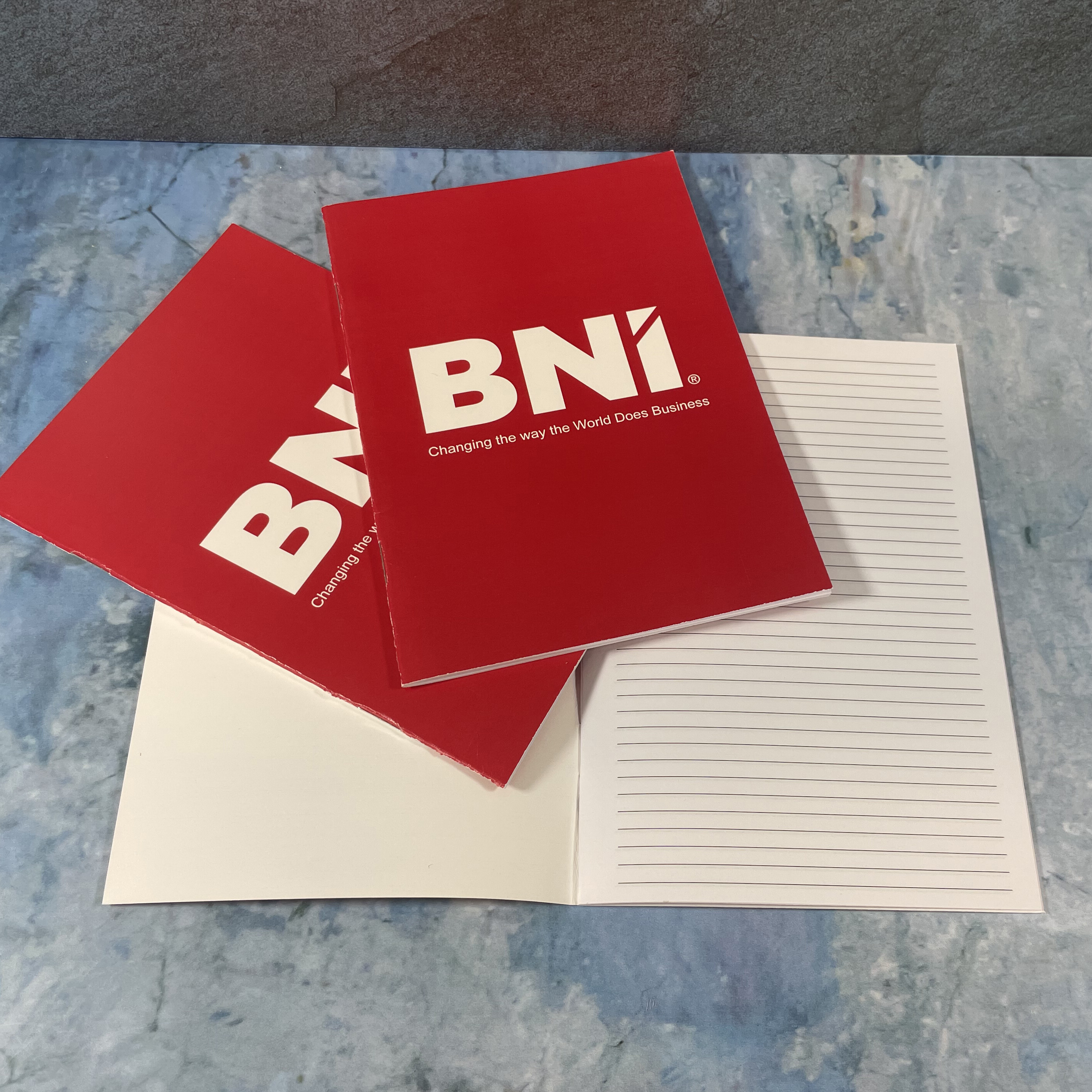 Booklet notebooks for BNI Vermont