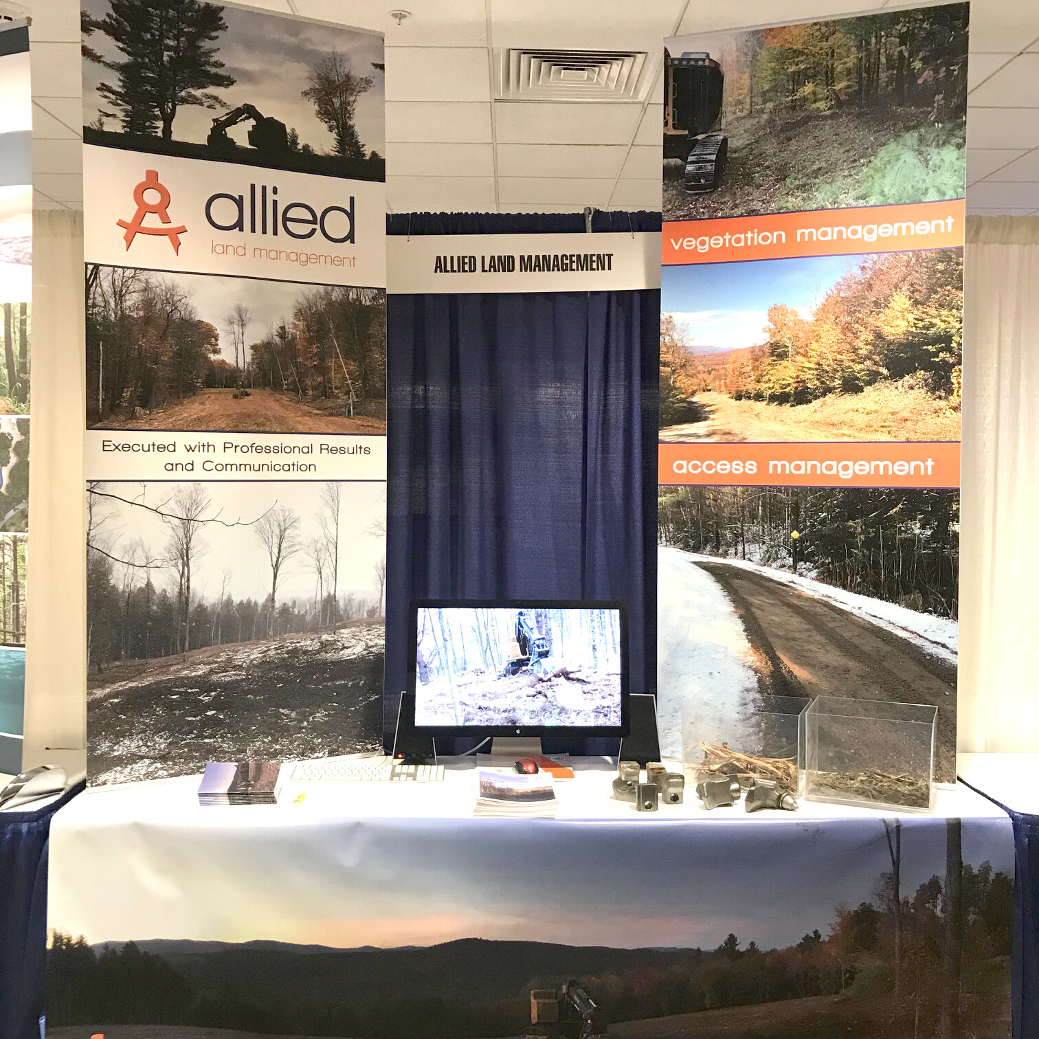 Trade Show Display for Allied Land Management
