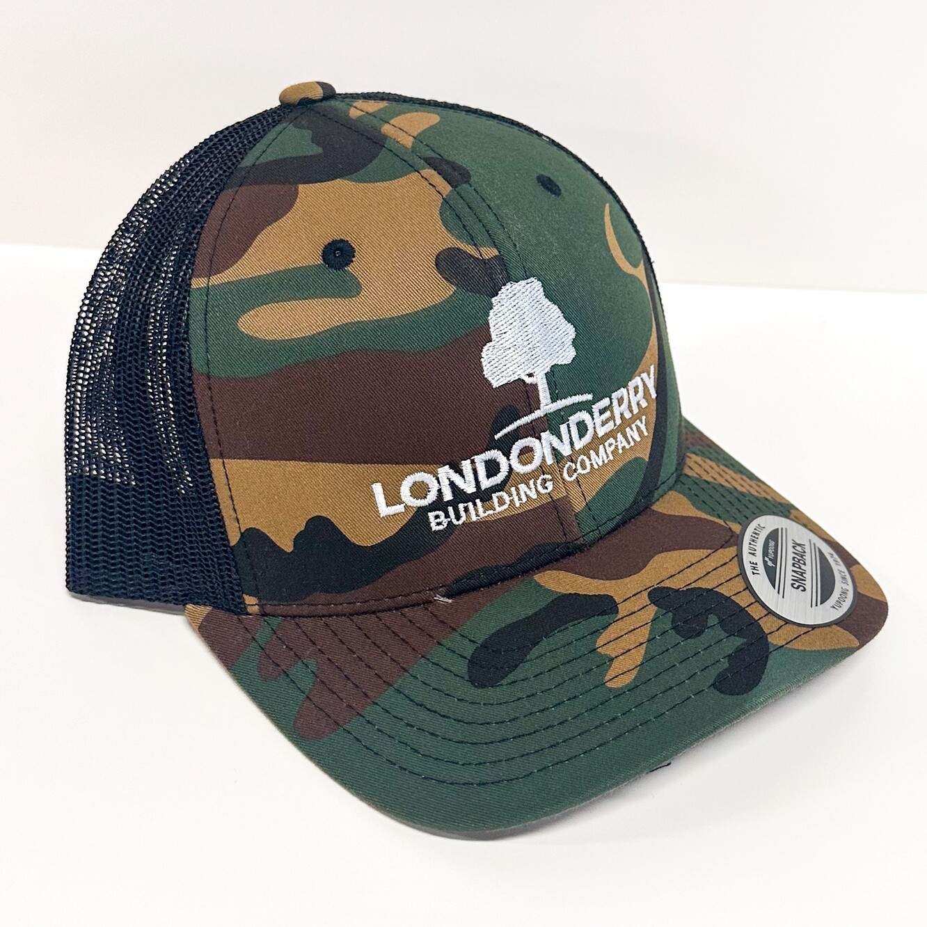 CW Creative Product Photography - Londonderry Building Company Branded Camo Hat